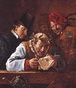 Jan Steen Der gekronte Redner oil